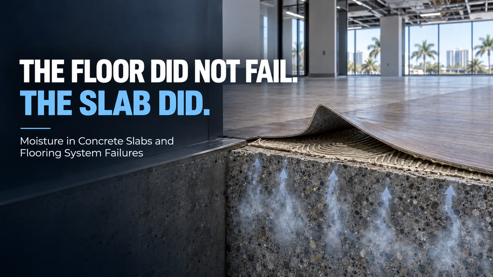 The floor did not fail. The slab did.