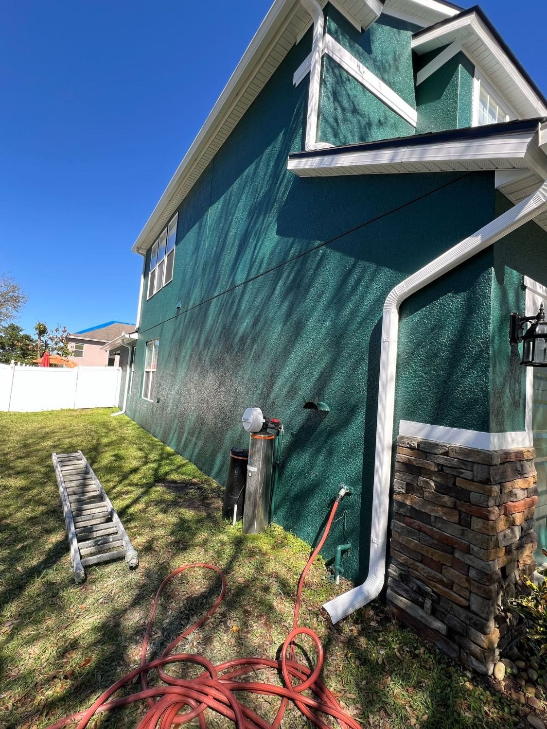Exterior House Painting and Trim Repair
