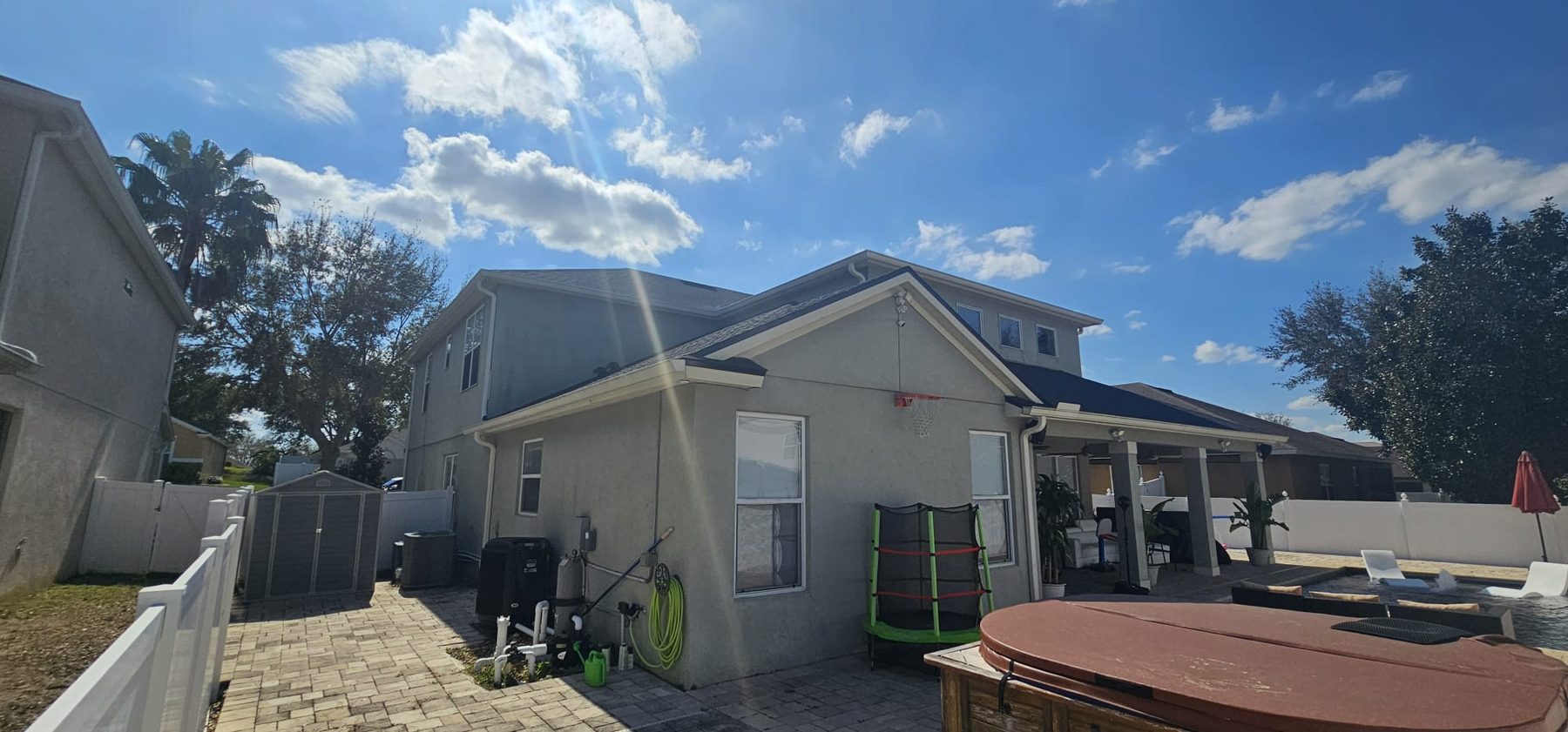 Exterior House Painting and Trim Repair