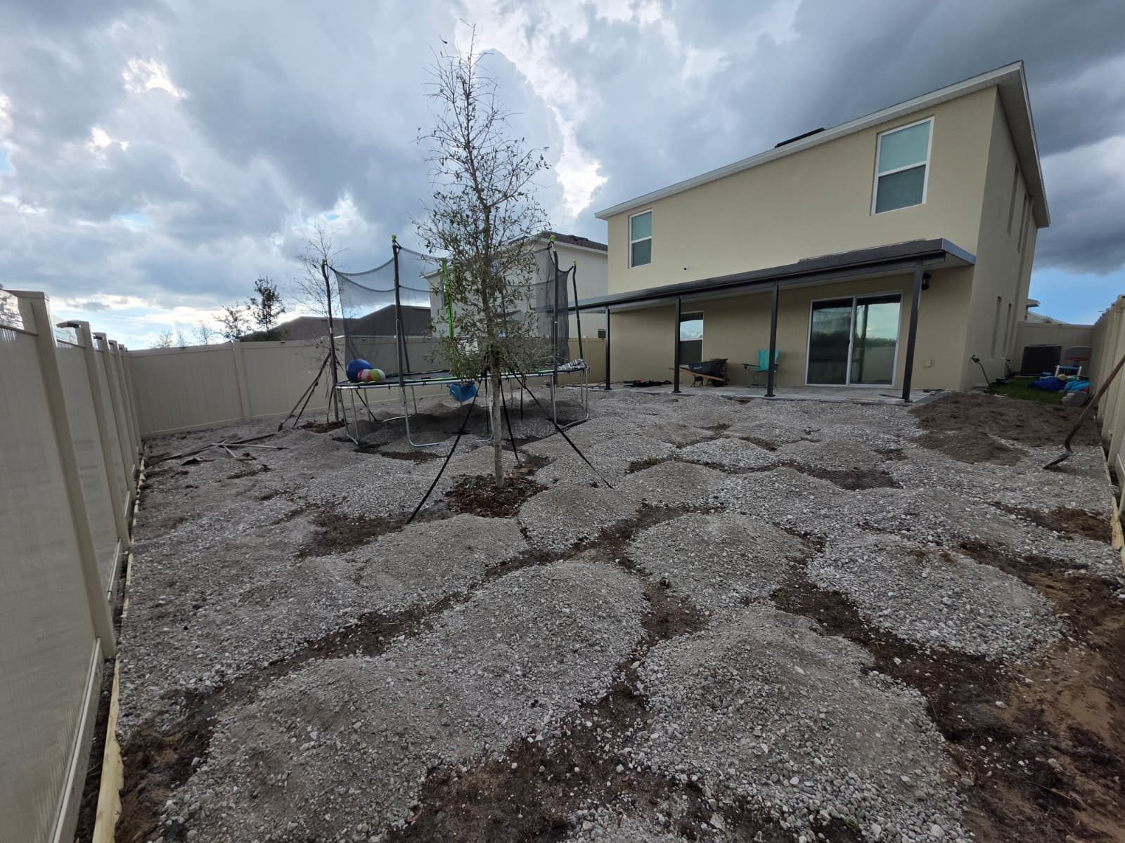 Paver Patio, Screened Lanai and Artificial Turf