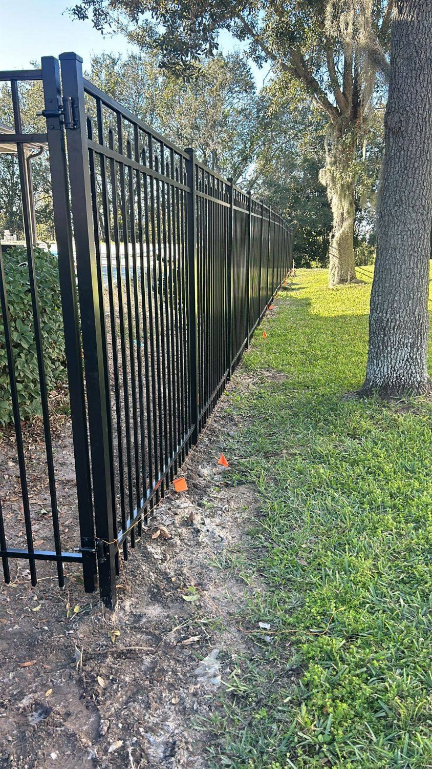 Aluminum Fence and Gate Installation, 305 Linear Feet