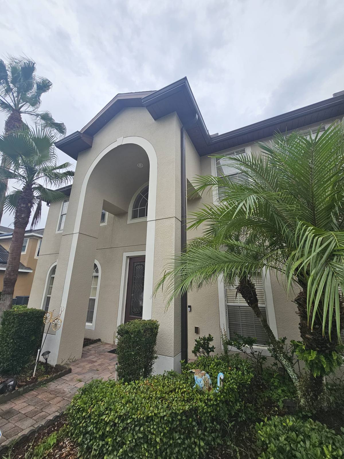 Whole-House Exterior Repaint, Stucco and Garage Doors