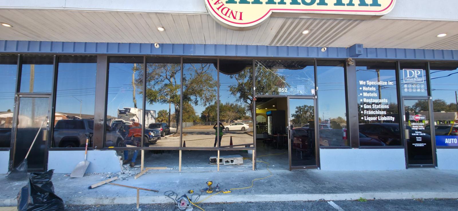 Storefront Demolition and Structural Stabilization