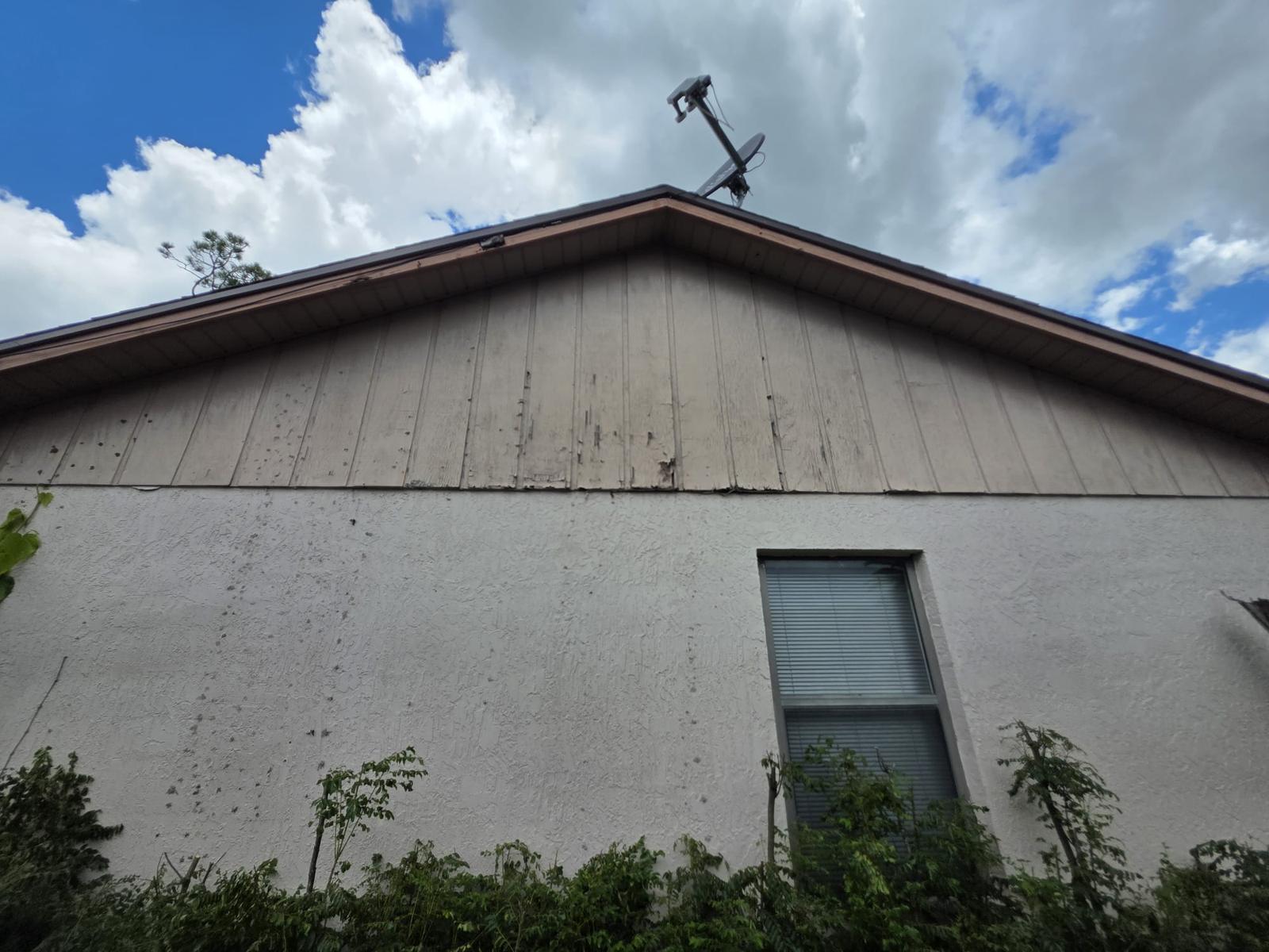 Exterior Repaint, Stucco Repairs and Siding Replacement
