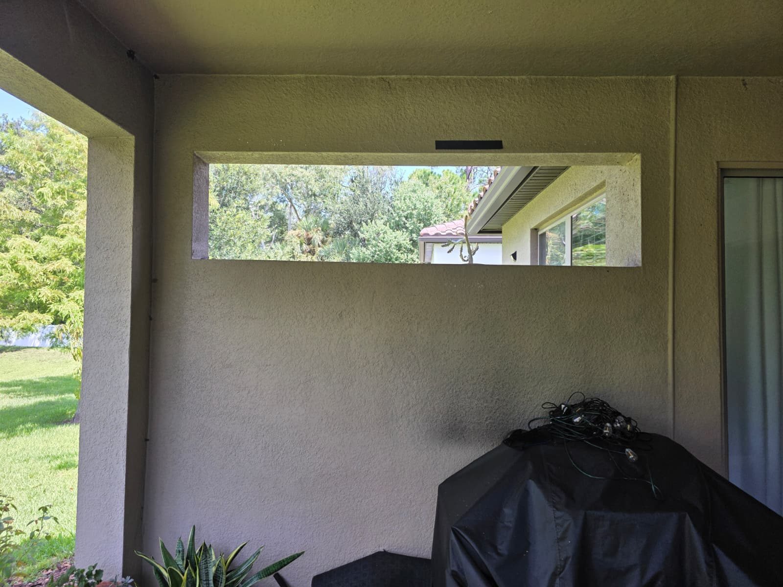 Lanai Screen Enclosure with Open-View Mesh