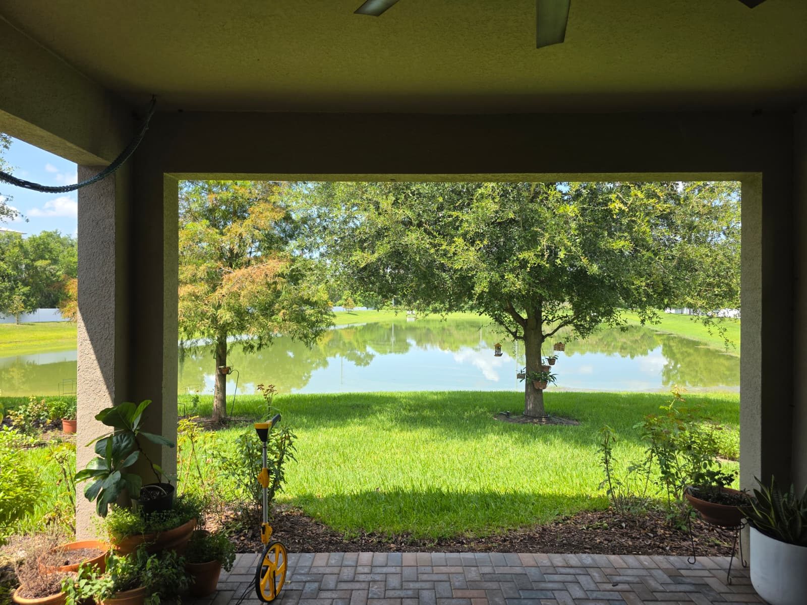 Lanai Screen Enclosure with Open-View Mesh